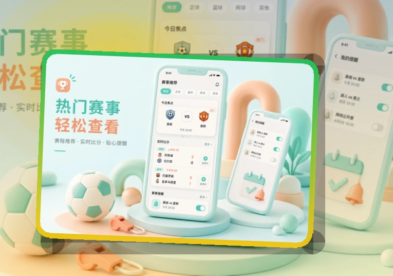 使用说明 · App与网页版入口 · 热门比赛更快进入界面展示